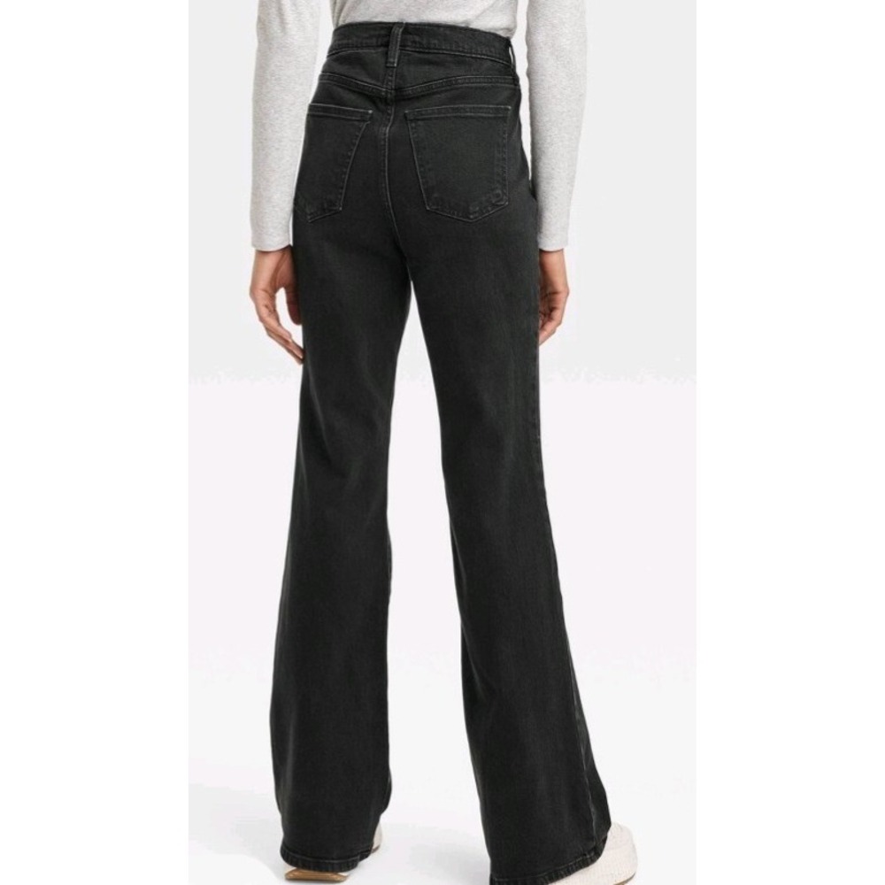 Universal thread Women's High-rise flare black jeans size 4 - Picture 2 of 4